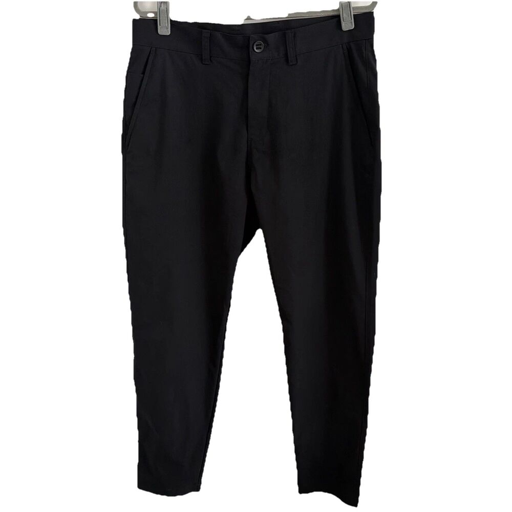 Lululemon Pants Mens Sz 34 Black ABC Slim Tapered Twill Performance Trousers - Picture 3 of 16